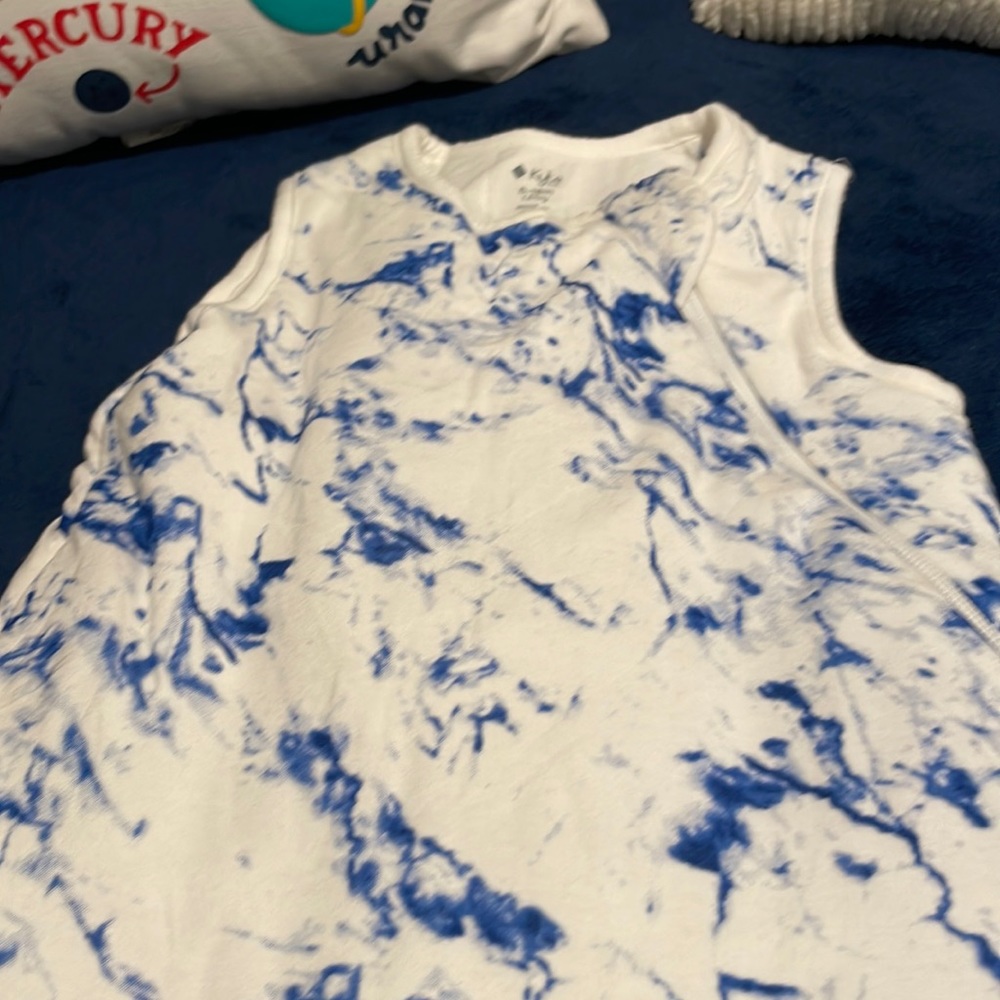 Kyte baby 1.0 tog sleep sack marble Royal blue